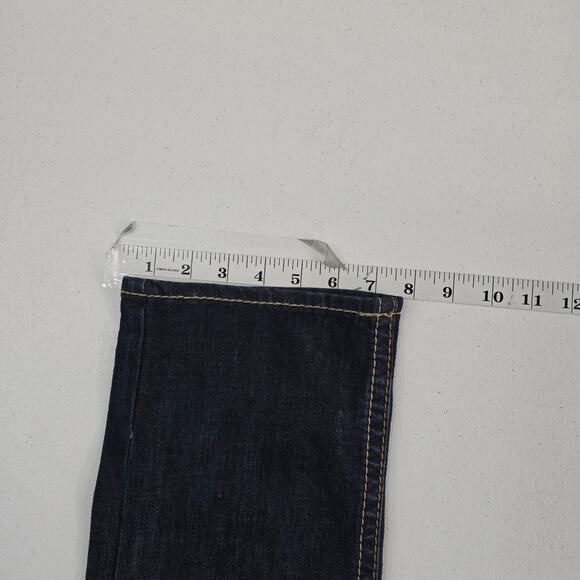 Silver Jeans Aiko Mid capri size 30x22 womens denim dark wash 6458 - Picture 6 of 11